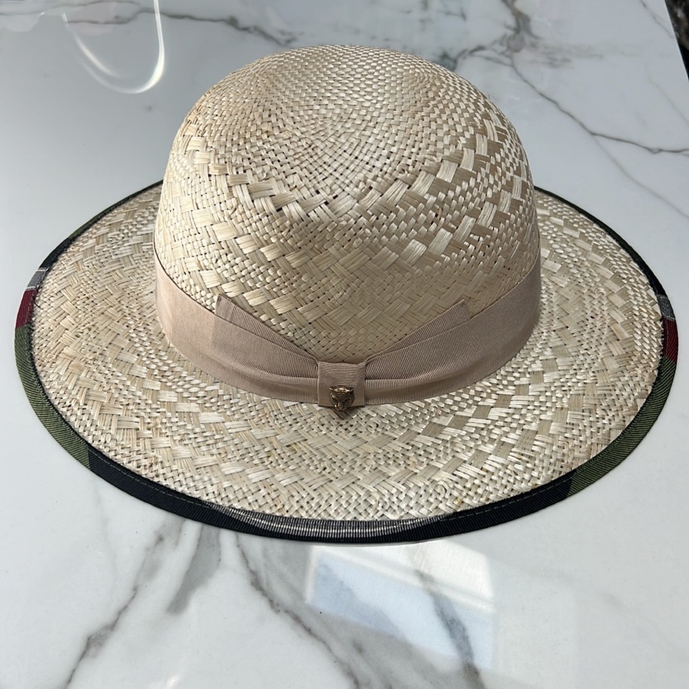Authentic Gucci Woven sun hat - Picture 2 of 8